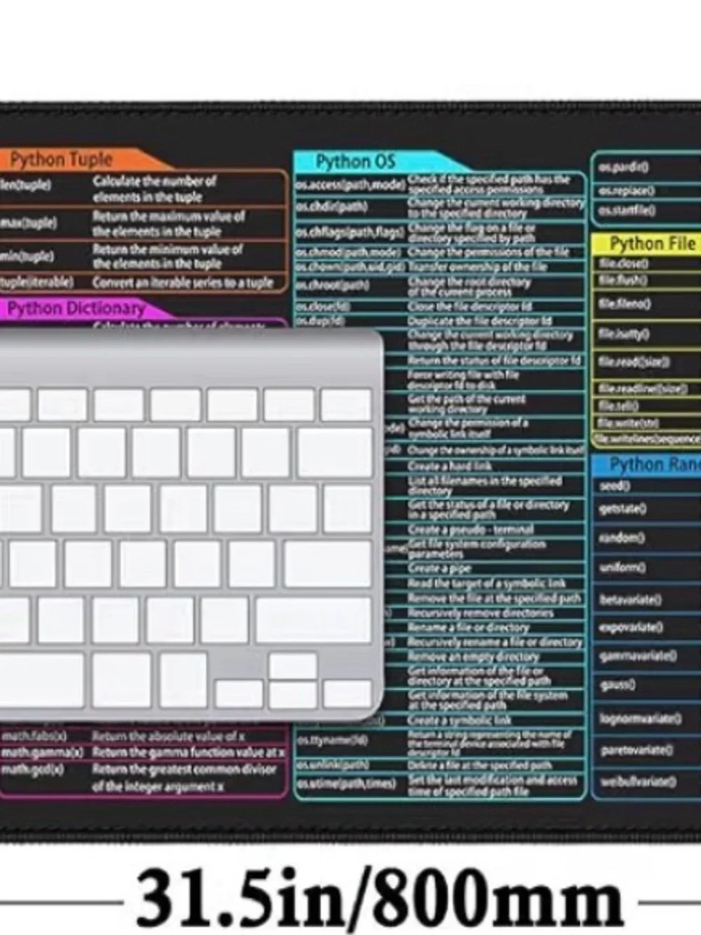 surface fits keyboard, mouse, and desk items Smooth lycra surface enables precis